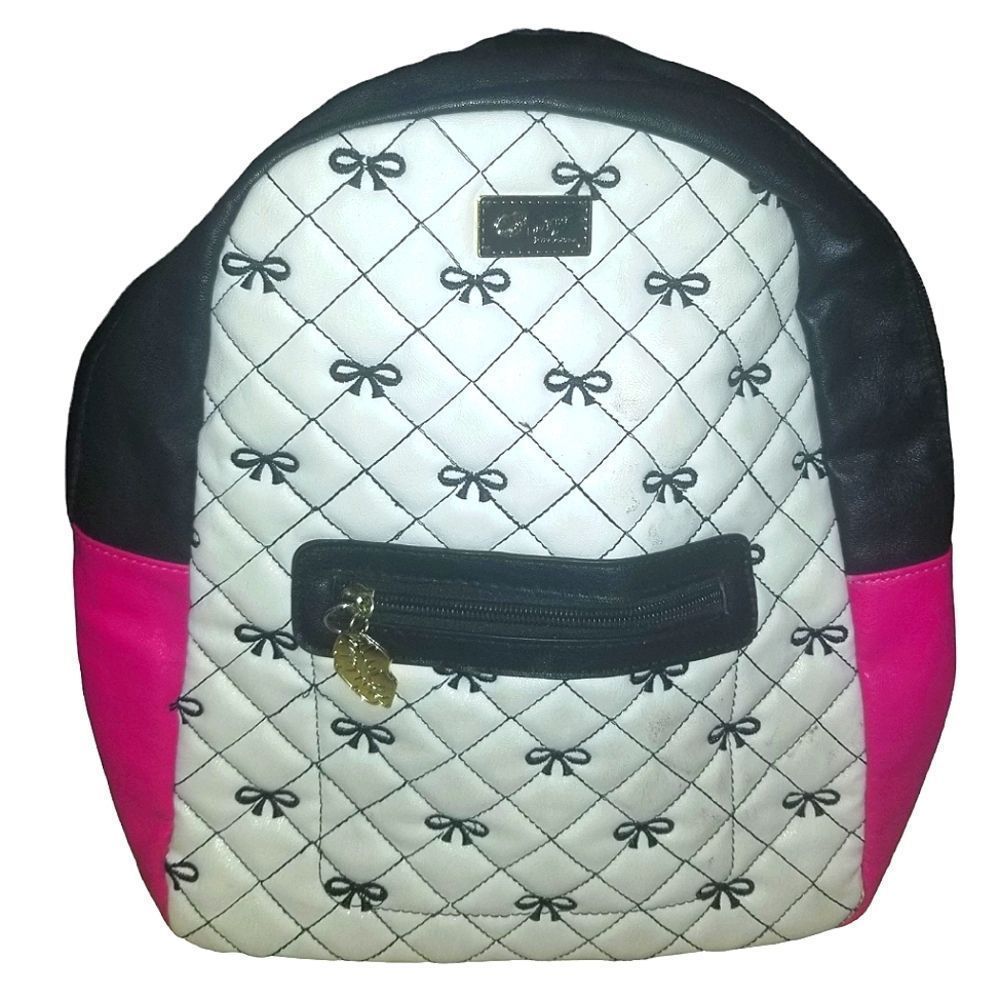Betsey Johnson💕Backpack Quilted Leather Hot Pink